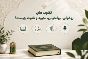 تفاوت روخوانی، روان‌خوانی، تجوید و تلاوت چیست؟